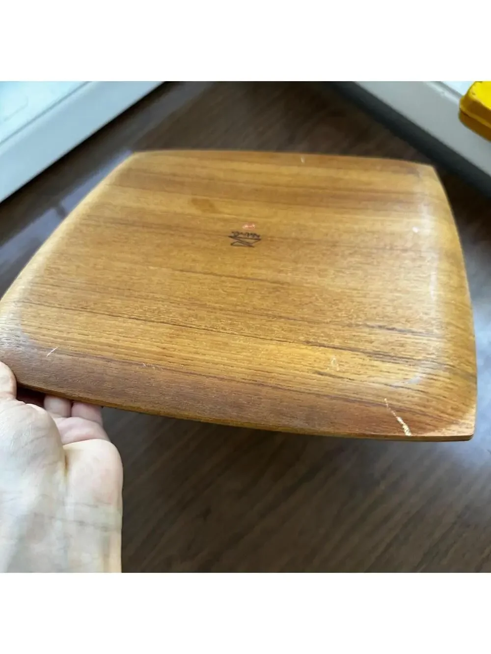 Shigemichi Aomine Teak Tray Plate Japan MCM Eames Nelson Round And Square Lot 2
